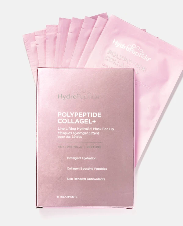 HydroPeptide Гидрогелевая лифтинг-маска для губ | PolyPeptide Collagel+ Lip– Гидрогелевая лифтинг-маска для губ