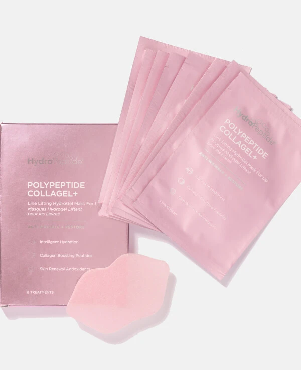 HydroPeptide Гидрогелевая лифтинг-маска для губ | PolyPeptide Collagel+ Lip Mask – Гидрогелевая лифтинг-маска для губ 8