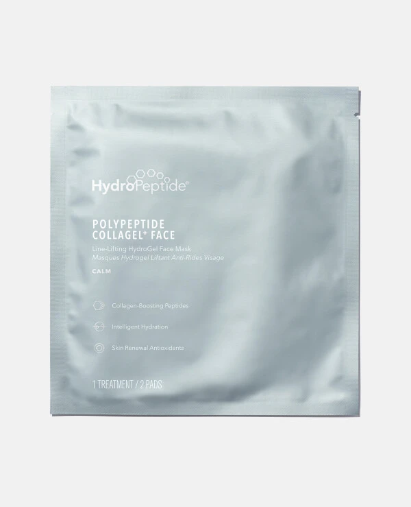 HydroPeptide Гидрогелевая маска против морщин для лица | Polypeptide Collagel Mask for Face 4 Pack – Гидрогелевая маска против морщин для лица 1