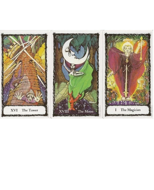 US Games Systems Tarot - Tarot of the Sacred Rose Sacred Rose Tarot  back