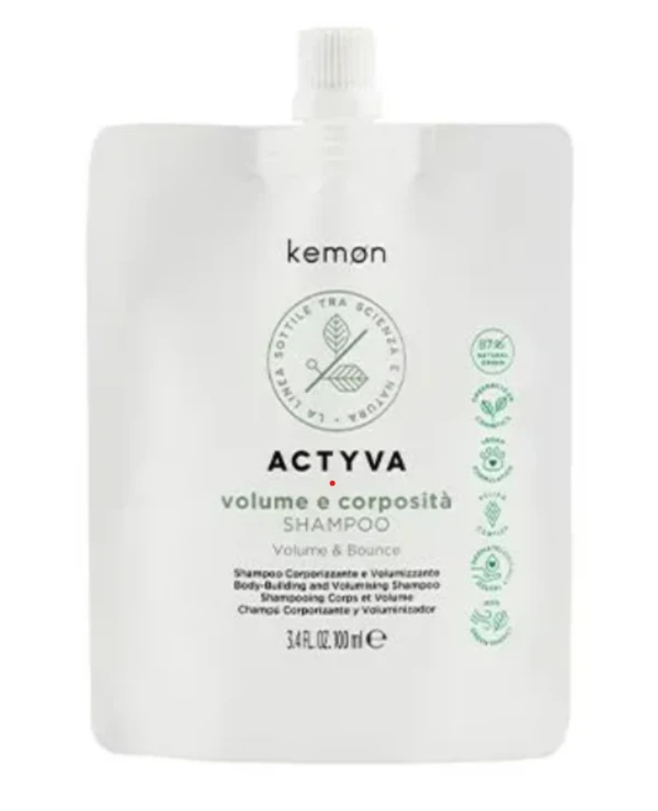 Kemon - Шампунь для объема волос (рефил) Actyva Volume e Corposita Shampoo 100 мл