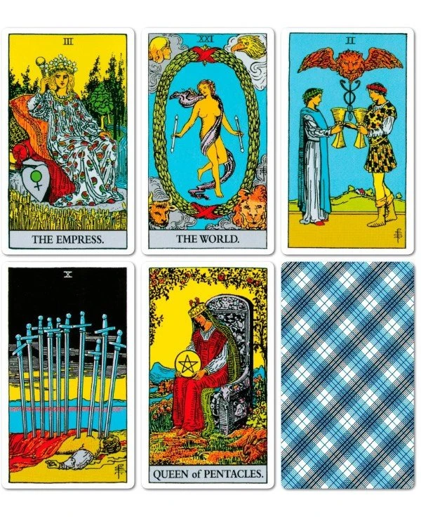 US Games Systems Tarot - Таро Райдера-Уэйта (карманное) The Rider Tarot Deck  back