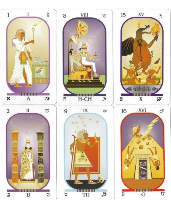 US Games Systems Tarot Египетское Таро Братство Света | Brotherhood of Light Egyptian Tarot фото 5, цена, купить