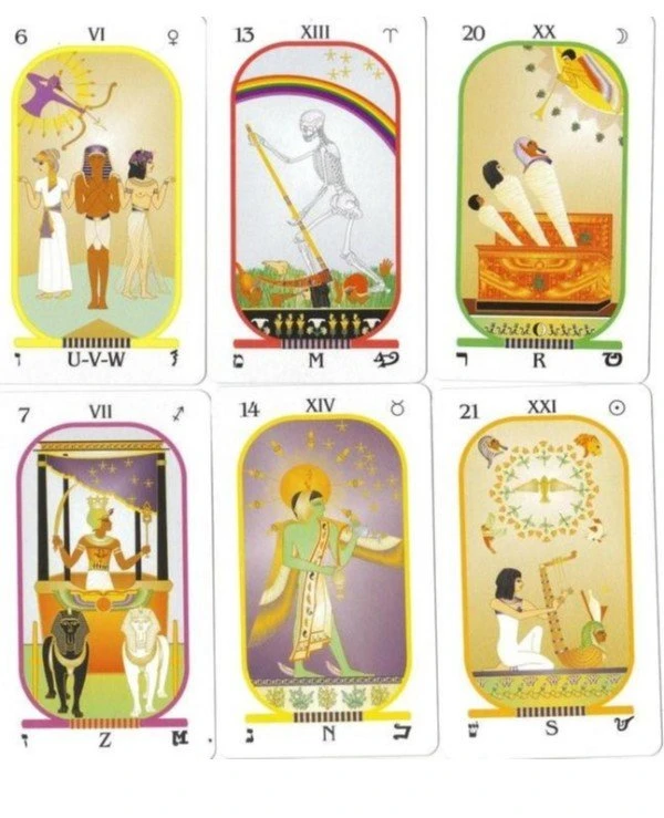 US Games Systems Tarot Египетское Таро Братство Света | Brotherhood of Light Egyptian Tarot фото 4, цена, купить