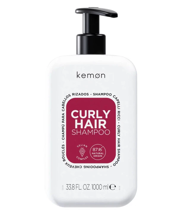 Kemon Шампунь для кучерявого волосся | Шампунь для кучерявого волосся KEMON Haircare Curly Hair Shampoo 1000ml