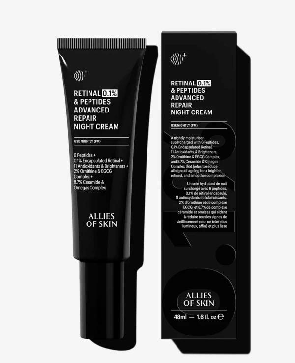 Allies of Skin Крем ночной антивозрастной с ретиналем | Крем ночной антивозрастной с ретиналем