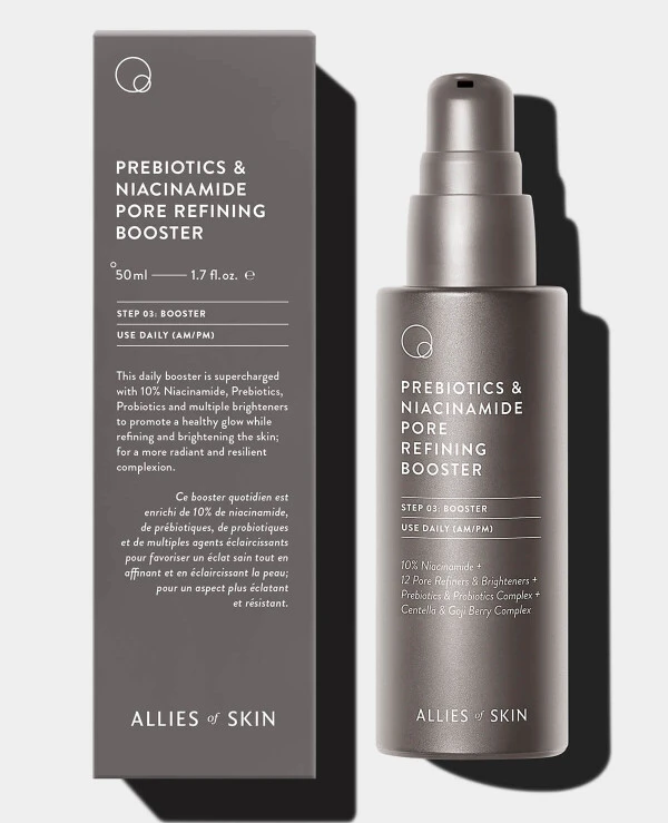 Allies of Skin Бустер с пребиотиками и ниацинамидом | prebiotics & niacinamide pore refining booster 01b