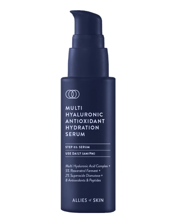 Allies of Skin - Дневная сыворотка для лица Multi Hyaluronic Antioxidant Hydration Serum 30 мл