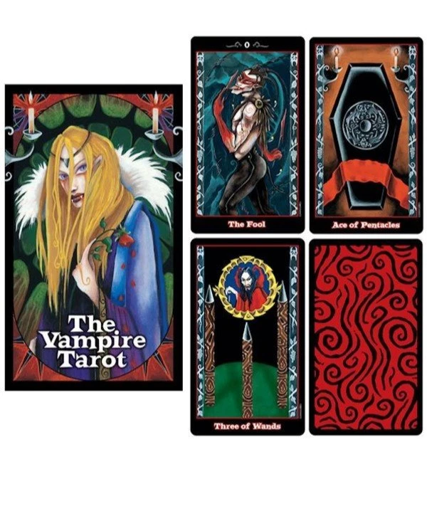 US Games Systems Tarot - Таро Вампиров The Vampire Tarot  back