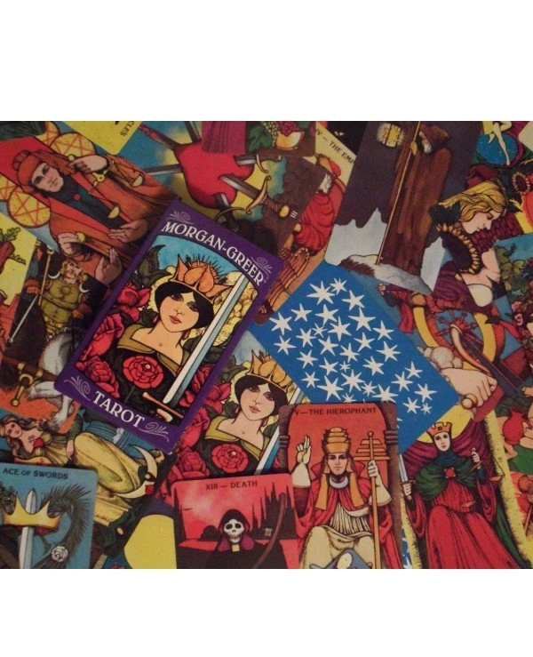 US Games Systems Tarot - Таро Моргана-Грира (в жестяной коробке) Morgan-Greer Tarot  back