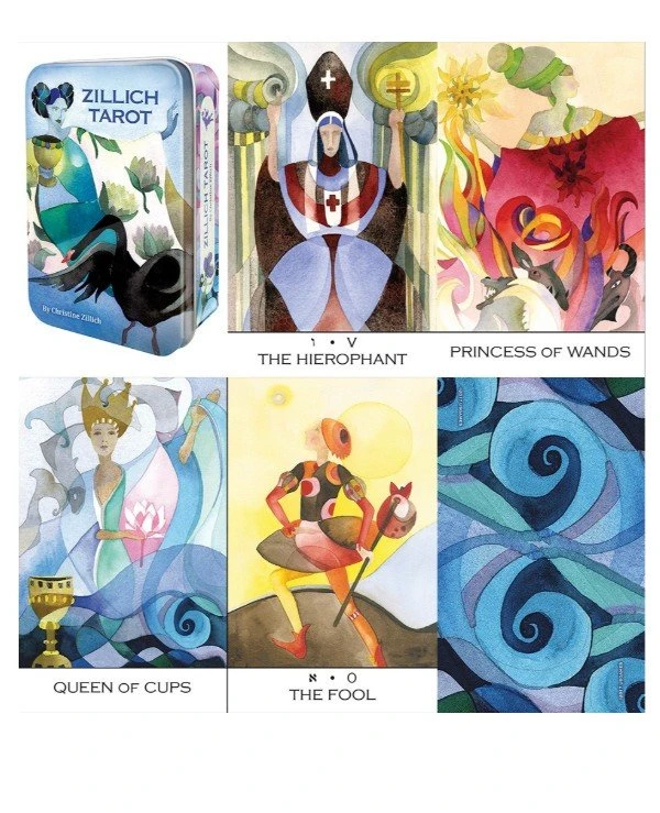 US Games Systems Tarot - Tarot Zillich (in a tin box) Zillich Tarot  back