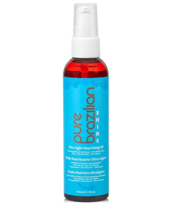 Pure Brazilian - Масло для волос питательное Shine Ultra Light Nourishing Oil 118 мл