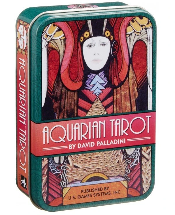 US Games Systems Tarot - Таро Аквариан (в жестяной коробке) Aquarian Tarot 