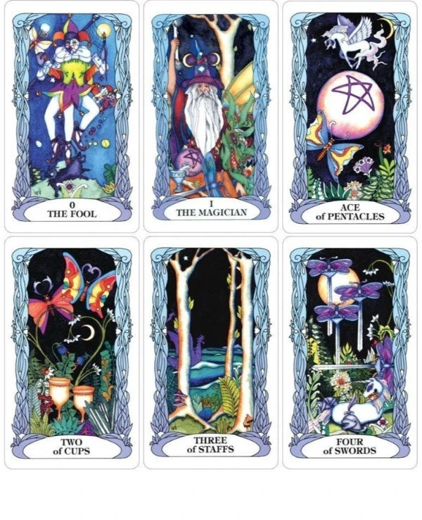 US Games Systems Tarot - Таро Лунного Сада Tarot of a Moon Garden  back