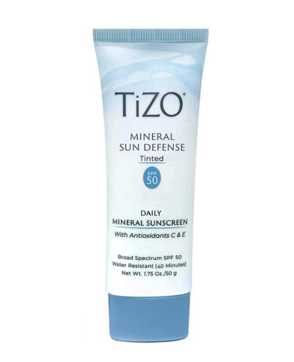 Tizo - Минеральный солнцезащитный крем с оттенком Mineral Sun Defense Tinted SPF 50 50 мл