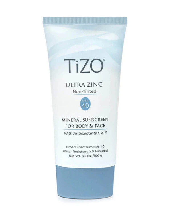 Tizo - Минеральный солнцезащитный крем для лица и тела без оттенка Ultra Zinc Body & Face Non-Tinted SPF 40 100 мл