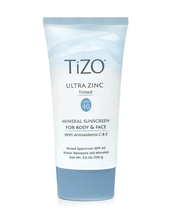 Tizo - Минеральный солнцезащитный крем для лица и тела тонирующий Ultra Zinc Body & Face Tinted SPF 40 100 мл