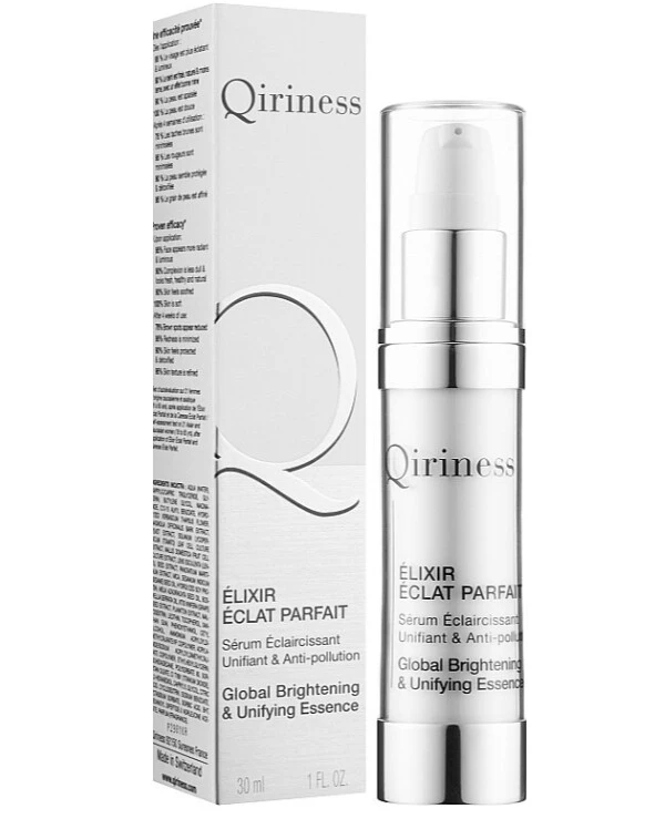 Qiriness - Комплексная отбеливающая сыворотка для лица Сияние Global Brightening & Unifying Essence 30 мл back