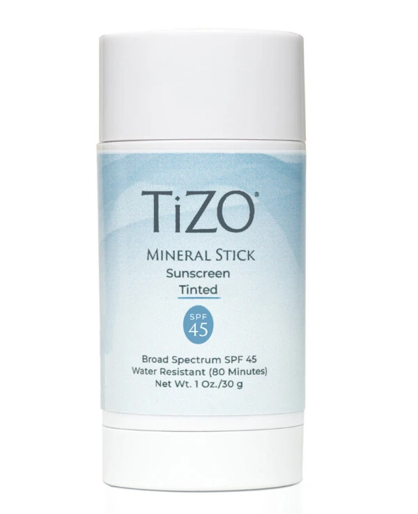 Tizo - Минеральный солнцезащитный cтик с оттенком Mineral Stick Tinted SPF 45, 30 г