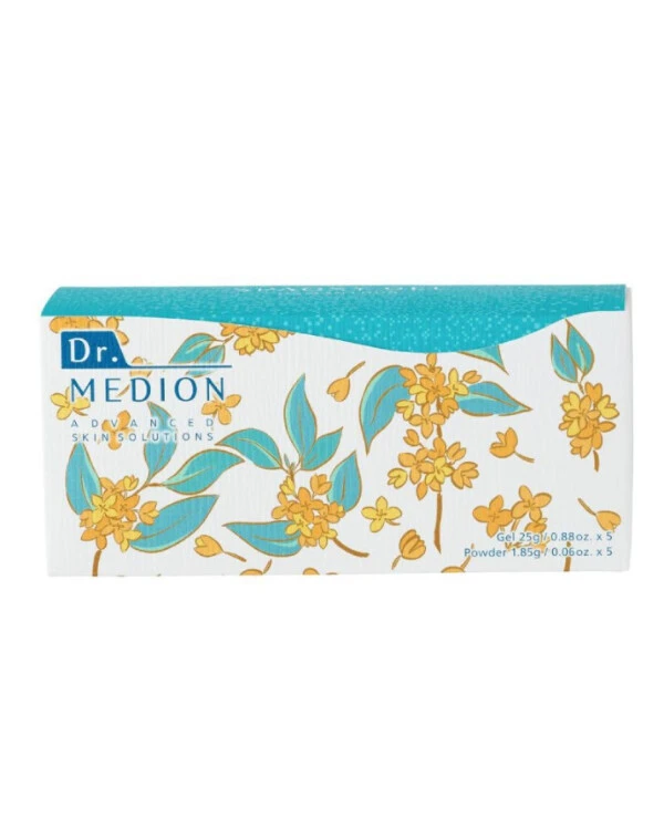 Dr.Medion - Набор гель-масок из CO2 для сияния кожи SpaOxy Gel Mask Osmanthus Limited Edition 5 шт