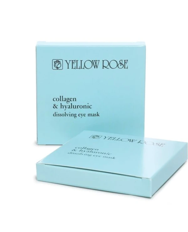 Yellow Rose Саморозчинні колагенові патчі | Rose Collagen & Hyaluronic Dissolving Eye Mask - Саморозчинні колагенові патчі