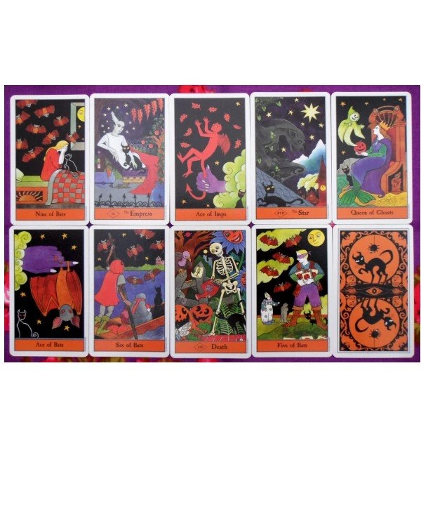 US Games Systems Tarot - Таро Хеллоуин (в жестяной коробке) Halloween Tarot  back
