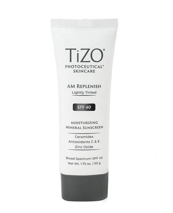 Tizo - Daytime nourishing cream with a light tint Photoceutical Skincare AM Replenish Lightly Tinted SPF 40 50ml