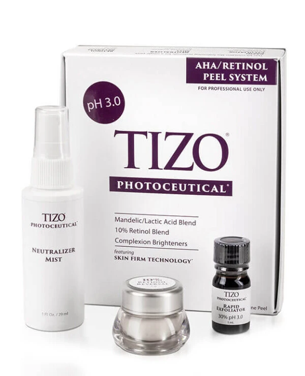 Tizo - Набор для профессионального пилинга Photoceutical AHA/Retinol Peel System 
