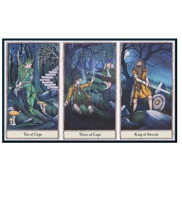 US Games Systems Tarot - Таро Хоббита Hobbit Tarot  back