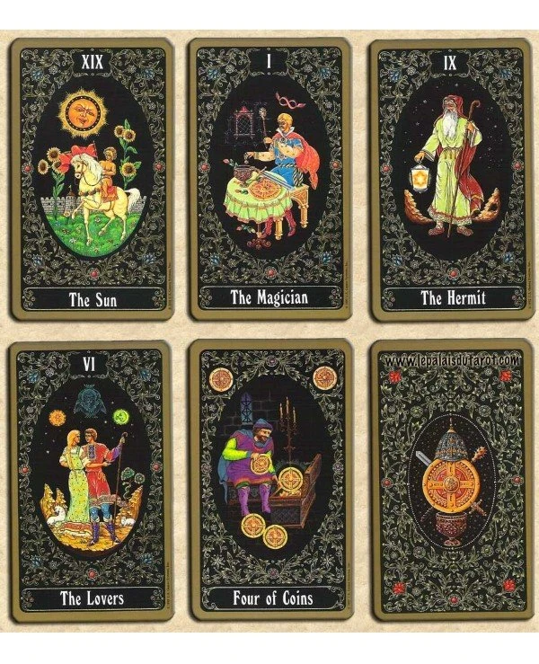 US Games Systems Tarot - Русское Таро Санкт-Петербурга Russian Tarot of St. Petersburg  back