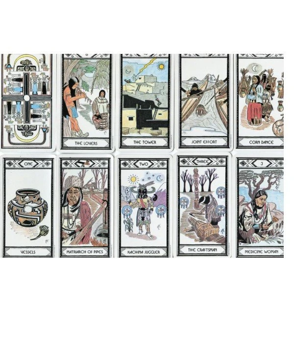 US Games Systems Tarot - Таро Коренных Американцев Native American Tarot  back