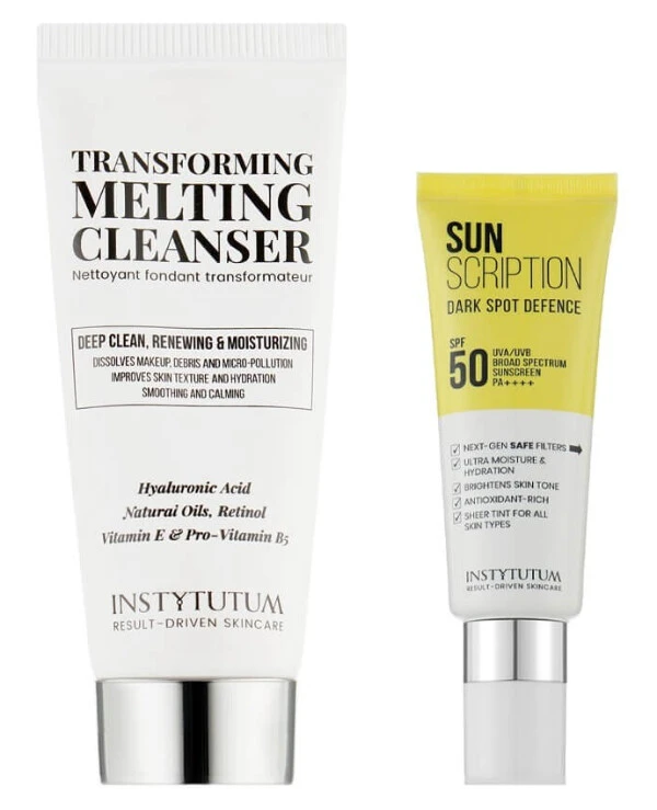 Instytutum - Обязательная пара Очищение + Солнцезащита Cleansing & Sun Potection Duo 
