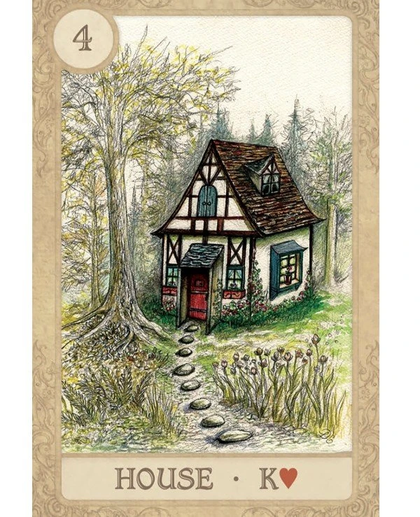 US Games Systems Tarot Сказочная Ленорман (в жестяной коробочке) | Fairy Tale Lenormand  фото 2, цена, купить