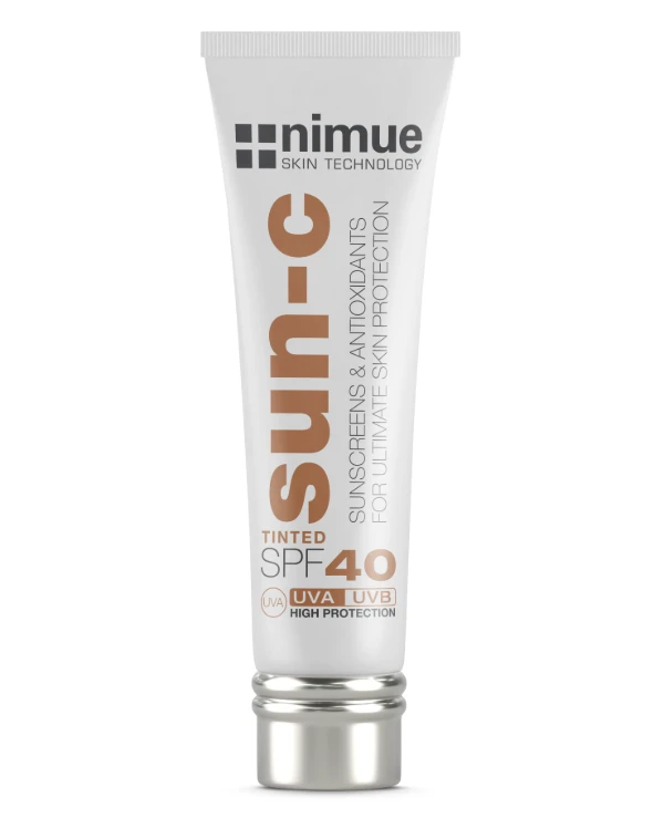 Nimue - Солнцезащитный крем с тональным эффектом Sun-C Tinted SPF 40 Light Light, 60 мл