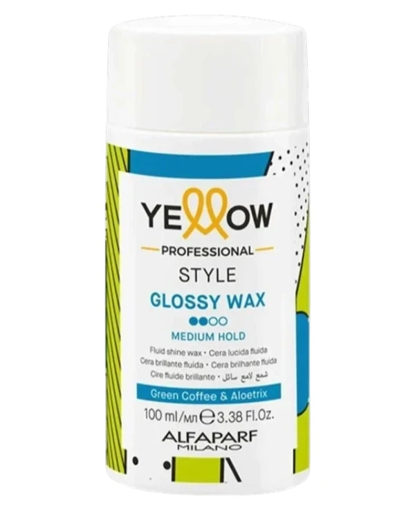Yellow - Жидкий воск для укладки волос Style Glossy Wax 100 мл