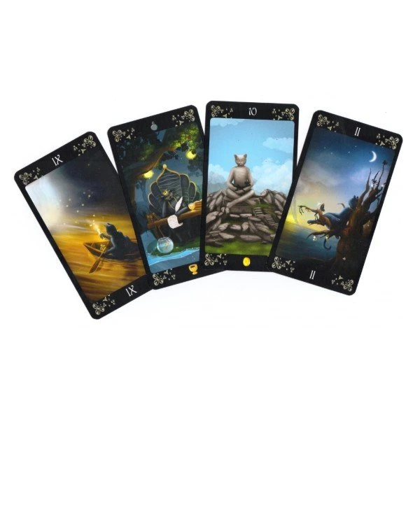 Lo Scarabeo Tarot - Таро чёрных котов Black Cats Tarot  back