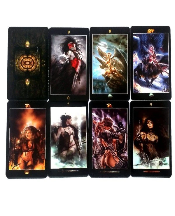Lo Scarabeo Tarot - Тёмное таро Ройо Мини Royo Dark Tarot mini  back