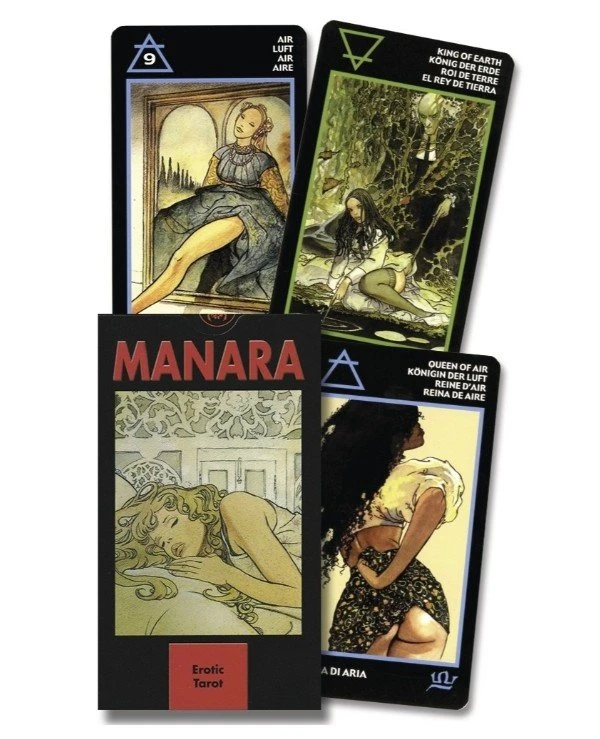 Lo Scarabeo Tarot - Таро Манара мини Manara tarot mini  back