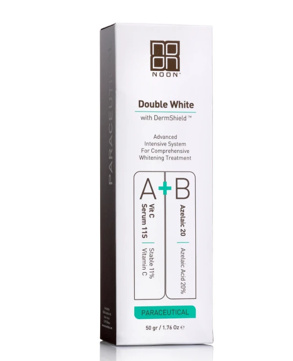 NOON Aesthetics Complex skin whitening system with azelaic acid | NOON Aesthetics Double White Complex Skin Whitening System with Azelaic Acid