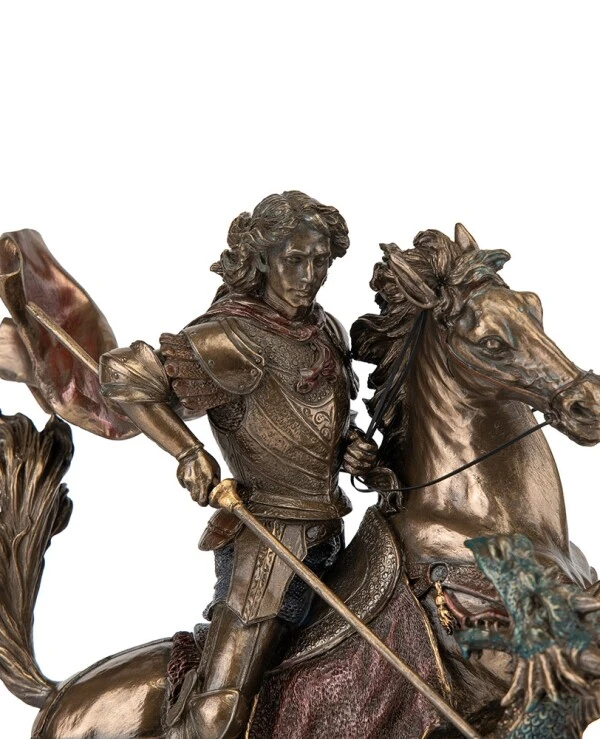 Veronese Figurine "St. George the Victorious", 25 cm (78223A4) | Veronese Statuette Saint George the Victorious, 25 cm (78223 A4)
