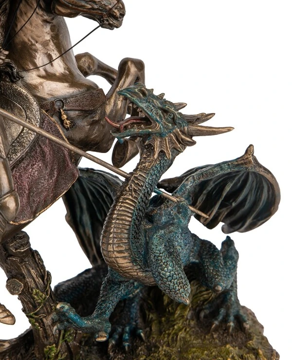Veronese Figurine "St. George the Victorious", 25 cm (78223A4) | Veronese Statuette Saint George the Victorious, 25 cm 78223A4
