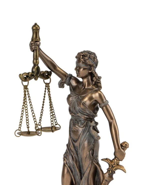 Veronese Статуетка Феміда Богиня Правосуддя, 16 см (78123A4) | Веронезька статуетка Феміди