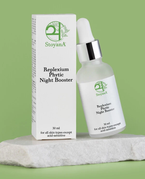 StoyanA Фитиновый ночной бустер против пигментных пятен с пептидом Replexium | StoyanA Фитиновый ночной бустер против пигментных пятен с пептидом Replexium