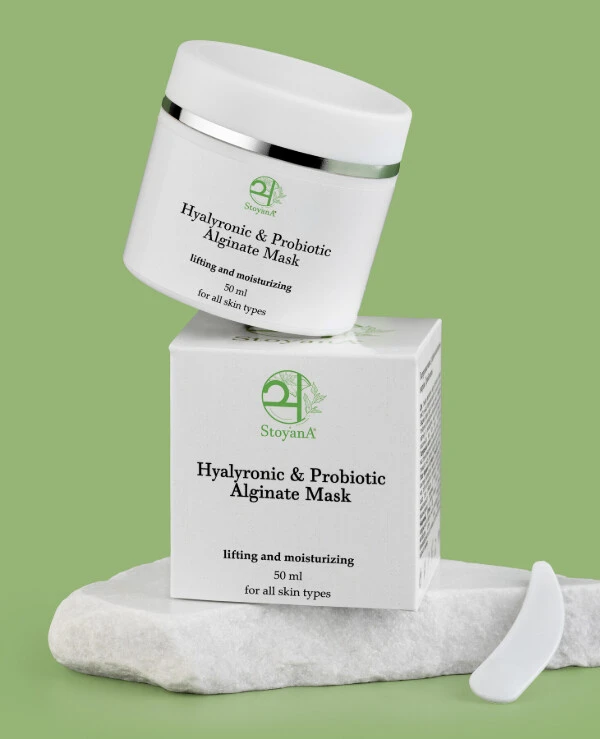 StoyanA Hyaluronic mask with liquid sodium alginate and probiotic | StoyanA Hyaluronic mask with liquid sodium alginate and probiotic
