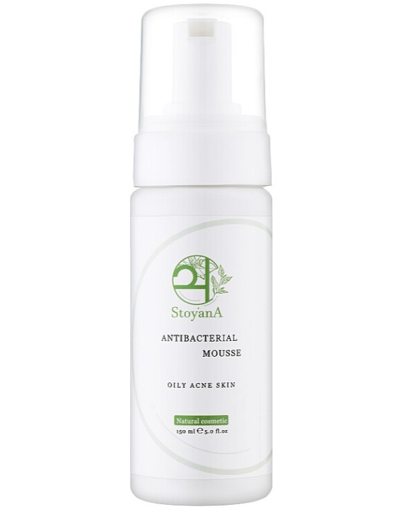 StoyanA - Antibacterial mousse for cleansing oily, combination skin with acne Antibacterial mousse oily acne skin 150ml