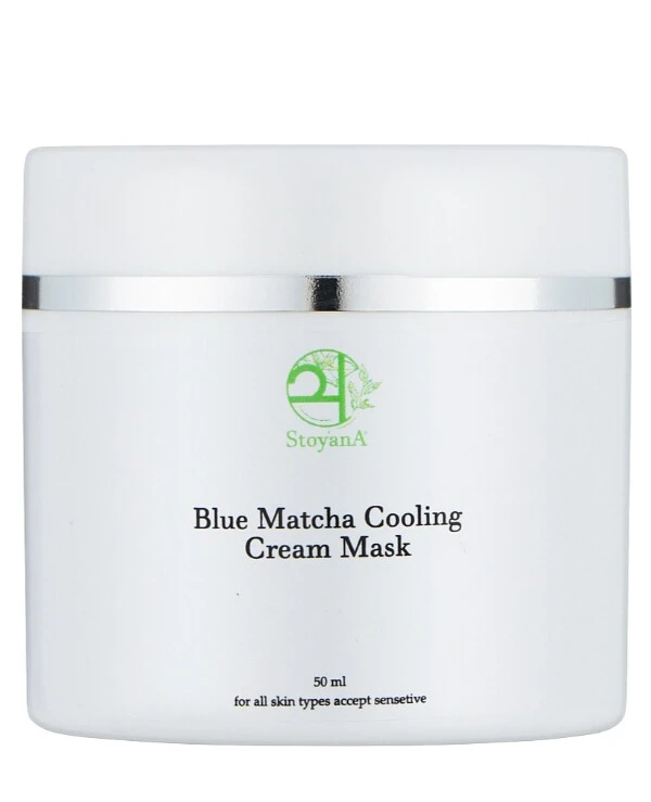 StoyanA Охлаждающая крем-маска с голубой матчей | StoyanA Blue Matcha Cooling Cream Mask Охлаждающая крем-маска с голубой матчей 50мл