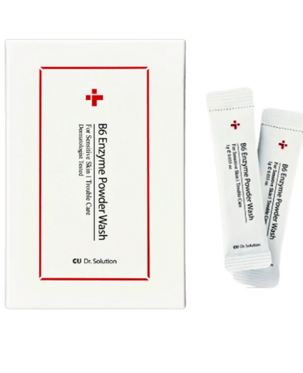 CU Skin Энзимная пудра с пиридоксином и каламином | Cu Skin  B6 Enzyme Powder Wash Sachet