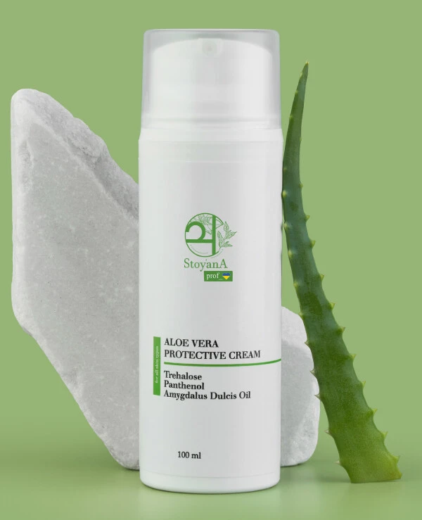 StoyanA - Защитный крем с Алое Вера Protective cream with Aloe Vera 100 мл