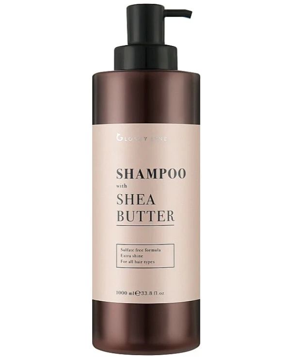 Clever Hair Cosmetics Безсульфатний шампунь з олією Ши для блиску волосся | Clever Hair Cosmetics Glossy Line Shampoo With Shea Butter Безсульфатний шампунь з маслом Ши для блиску волосся
