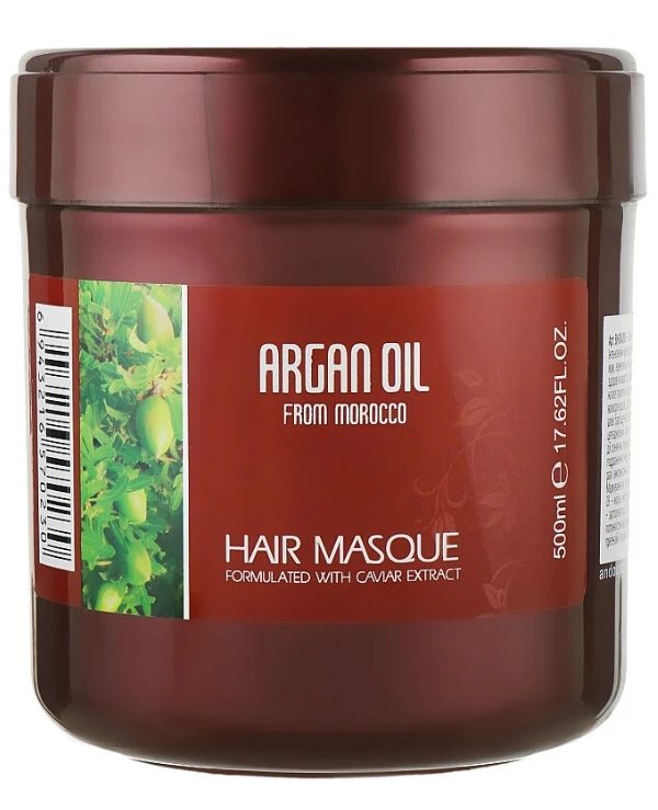 Clever Hair Cosmetics Маска для волос с экстрактом икры | Argan Oil Hair Mask Formulated with Caviar Extract Маска для волос с экстрактом икры 500